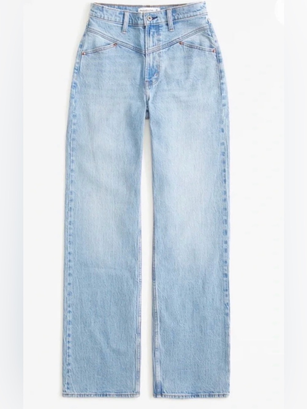 Abercrombie & Fitch Light Blue Straight Leg Jeans